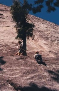 rock climbing